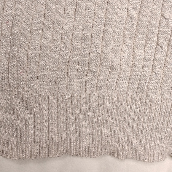 Chaps women's zippered 3/4 sleeved sweater size large - Picture 4 of 11